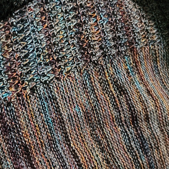 Avenue 14/16 long open sweater blue multi - Picture 3 of 3